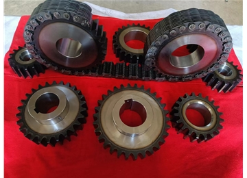 CL12節(jié)距19.05毫米 外導25片齒形鏈條及配套鏈輪