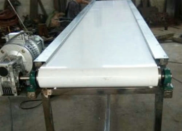 白色皮帶輸送機(jī) 材質(zhì)PU，耐高溫，耐腐蝕酸堿