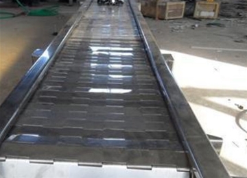 汽車(chē)配件 金屬板下腳料鏈板輸送機(jī)